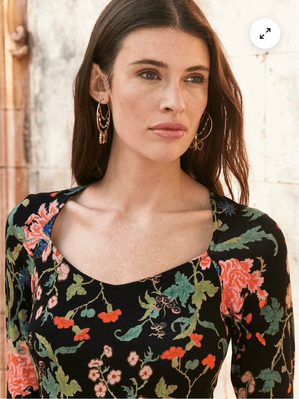 Peruvian Connection | Stella Floral Cocktail Dress, small - Picture 13 of 16